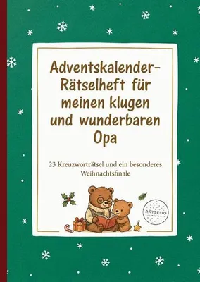Produktbild von Adventskalender-Rätselheft für meinen klugen und wunderbaren Opa