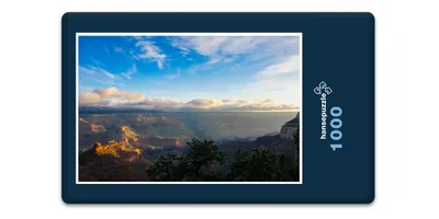 Produktbild von hansepuzzle 14766 - Grand Canyon Puzzle, 1000 Teile, Reisen, 60,0 x 46,0cm mit hochwertiger Aufbewahrung, Kartonbox und wiederverschließbarem Beutel