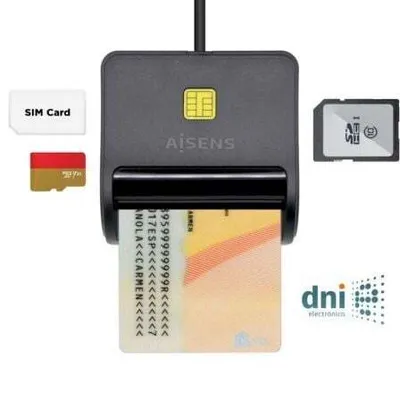 Immagine prodotto di Lettore di schede Aisens ASCR-SN02SD-BK Nero