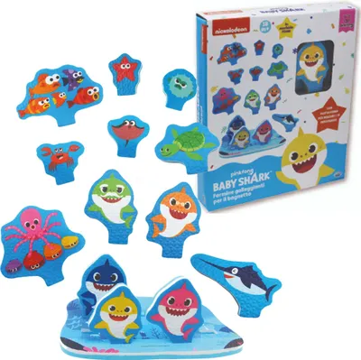 Obrázok produktu pre Baby Shark Penové figúrky do kúpeľa 13 figúrok