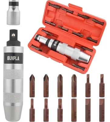 Obrázek produktu pro Sada ráčnových klíčů 1/2 palce, 12 kusů, sada pro povolování zarezivělých šroubů, legovaná ocel, úložná krabička
