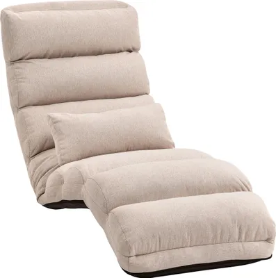 Produktbild von Einsitzer-Sessel mit verstellbarer Rš¹ckenlehne und Kopfstš¹tze (5 Positionen), 58 x 119 x 78 cm, beige