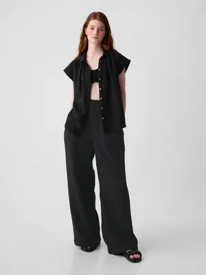 Produktbild von GAP Weite Musselinhosen XS