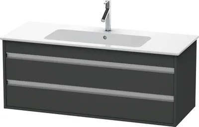 Produktbild von Waschtischunterbau KETHO 480x1200x475mm graphit matt graphit matt
