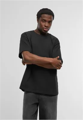 Image de T-shirt pour homme Urban Classics Relaxed Dropped Shoulder Tee noir - XXL