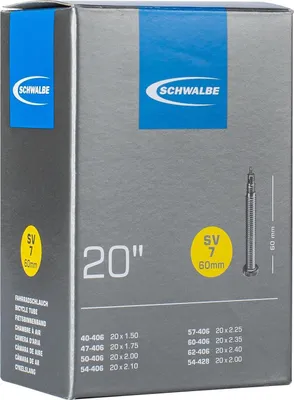 Image de Chambre à air Schwalbe SV 7 20x1.50 40/62-406 SV 60mm