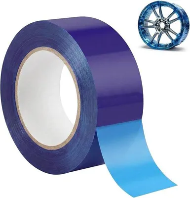 Productafbeelding van PE Velgbescherming Blauw 190 m × 2 cm Zelfklevend voor Auto- en Motorvelgen, Krasbescherming Bandenmontage