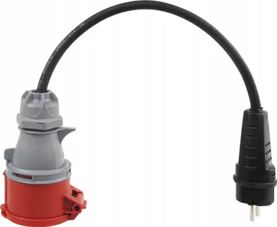 Zdjęcie produktu dla Adapter do zasilania przenośnej ładowarki EV z gniazdka naściennego 220V