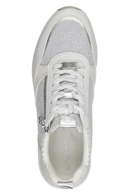 Produktbild von Tamaris Damen Sneaker mehrfarbig Reißverschluss 1-23732-41, Größe:37 EU, Farbe:Weiß