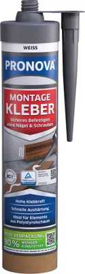 Produktbild von PRONOVA ECO Montage Kleber 405 g weiß