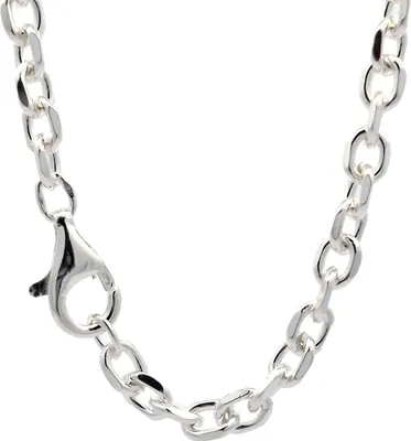 Produktbild von Ankerkette diamantiert Länge 55cm - Breite 4,4mm - 925 Silber