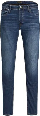 Produktbild von Jack & Jones 12152347, Blau, Jeans, Baumwolle, Elasthan, Polyester, Nicht bleichen, Natürliche Trocknung, Nicht chemisch reinigen