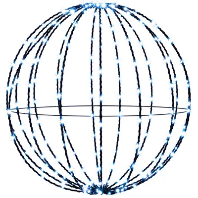 Productafbeelding van Kerst Finial Licht 96 LED's Blauw Diameter 30 x 32 cm