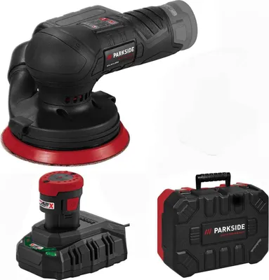 Produktbild von PARKSIDE Performance 12V Akku-Exzenterschleifer PAESP 12-Li + 25 x Bosch Schleifpapier mit Akku / Ladegerät