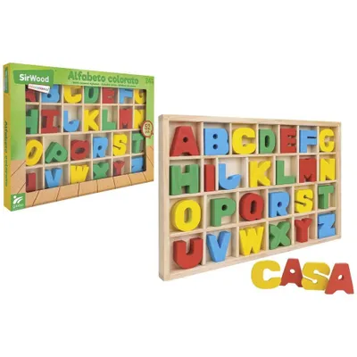 Immagine prodotto di Lettere Alfabeto In Legno 52Pz