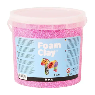 Image de Argile mousse - Neon Roze, 560gr.