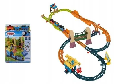 Image de Ensemble de rails "Pont de Sodor" de Fisher-Price, série Thomas et ses amis