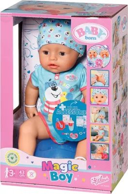 Zdjęcie produktu dla ZAPF 834992 BABY born Magic Boy 43 cm