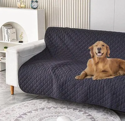 Immagine prodotto di Coperta impermeabile per cani, robusto futon per cani come protezione per divani e letti, coperta per animali, coperta impermeabile, divano, cuccioli, gatti, rivestimento in pile, letto, sedili dell'auto, protezione per mobili