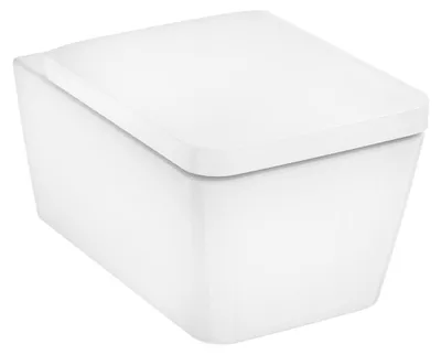Produktbild von hansgrohe EluPura Q Wand WC Set 540 spülrandlos mit WC-Sitz und HygieneEffect