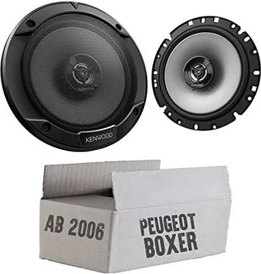 Produktbild von Lautsprecher Boxen Kenwood KFC-S1766 - 16,5cm 2-Wege Koax Auto Einbauzubehör - Einbauset passend für Peugeot Boxer 2 - justSOUND