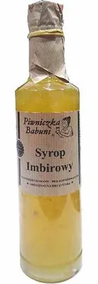 SYROP IMBIROWY 500 ml PIWNICZKA BABUNI
