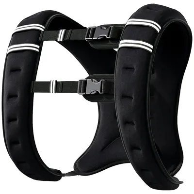 Produktbild von Gewichtsweste 10 kg verstellbar – Trainingsweste Damen Herren Krafttraining