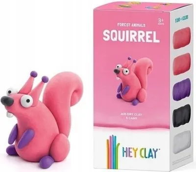 Obrázok produktu pre HEY CLAY Forest Animals Modelovacia hmota, Veverička