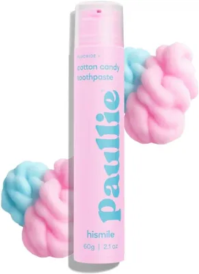 Produktbild von Hismile Paullie Zahnpasta mit Zuckerwatte-Geschmack