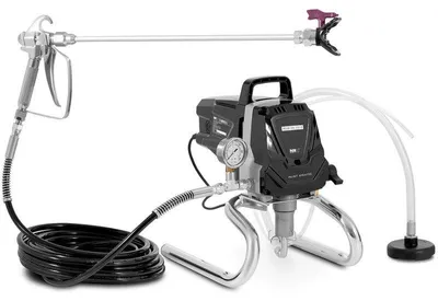 Productafbeelding van Verfspuit – 1010W Verfspuitsysteem – 20 MPa Spuitdruk – 10 Meter Slang – Verfpistool