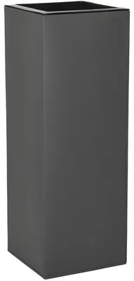 Produktbild von VIVANNO Pflanzkübel Zink BLOCK Säule, Anthrazit matt - 24x24x65 cm
