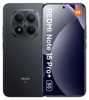Produktbild von Xiaomi Redmi Note 15 Pro+ 5G Schwarz 8 Gigabyte 256 Gigabyte