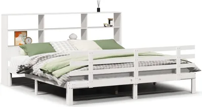Immagine prodotto di Giroletto con Libreria senza Materasso 180x200 cm in Legno Pino