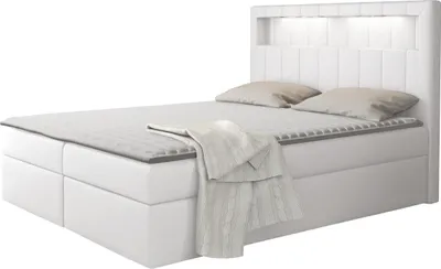 Produktbild von MIRJAN24 Boxspringbett Aspen, Ehebett mit zwei Bettkästen für die Bettwäsche, Doppelbett (Farbe: Soft 017, Größe: 120 x 200 cm)