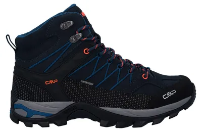 Produktbild von CMP Rigel Mid Waterproof Herren Leder Wanderschuhe mit Clima Protect blau EU 44