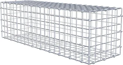 Produktbild von Gabione 100 cm x 30 cm x 30 cm (L x H x T), Maschenweite 5 x 5 cm, Spiralring