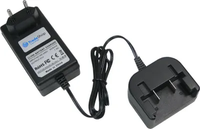 Produktbild von Trade-Shop 18V 20V Li-Ion Akku Ladegerät ersetzt Black & Decker 90553172 für BL2018 LBX20 LBXR20 BL1518