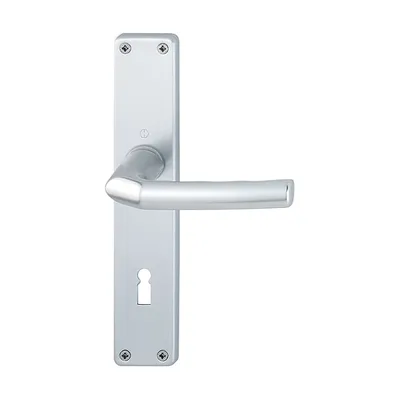 Produktbild von Hoppe Birmingham Langschildgarnitur F1 Aluminium Natur 1117/202SP, BB Bundbart