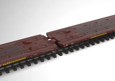 Image de Märklin H0 47430 Paire de wagons plats Laads 800B