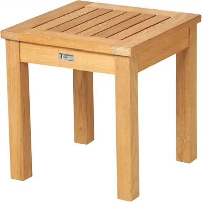 Produktbild von Sisi quadratischer Beistelltisch 40x40 cm aus Teakholz Natur