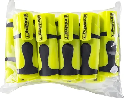 Immagine prodotto di edding 7 Mini evidenziatore giallo neon (10 pezzi)