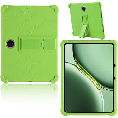 Obrázek produktu pro Tableta Pouzdro pro Oppo Pad 2 11,61", nárazuvzdorné měkké silikonové ochranné pouzdro se stojánkem Zelená