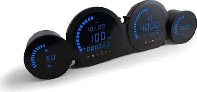 Produktbild von Koso HD-06 Tacho Instrument LED schwarz kompatibel mit Harley Davidson FLHX