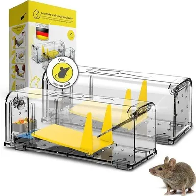 Image de Pièges sans mise à mort - 2 pièces - Répulsifs électromagnétiques pour souris