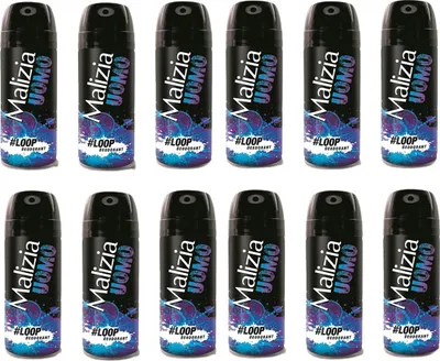 Produktbild von MALIZIA UOMO LOOP deodorant 12x 100 ml