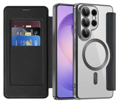 Zdjęcie produktu dla Techsuit SmartMag Case książkowe Etui do Samsung Galaxy S26 Ultra - czarne