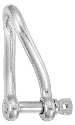 Twist-Beugel 90° 8 mm, 316 Edelstahl, 300 kg Traglast