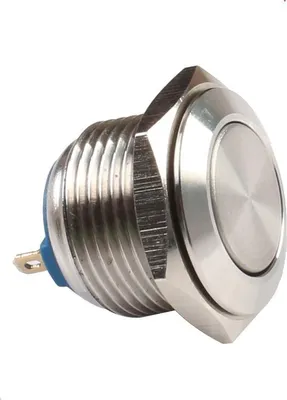 Obrázek produktu pro 1No Chromový Plochý Monostabilní Spínač