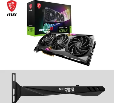 Zdjęcie produktu dla MSI GAMING GeForce RTX 4060 Ti X TRIO 8G, GeForce RTX 4060 Ti, 8 GB, GDDR6, 128 bit, 7680 x 4320 px, PCI Express 4.0