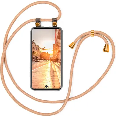 Produktbild von UMHÄNGEHÜLLE + KORDEL für Samsung Galaxy S20, Farbe:Gold